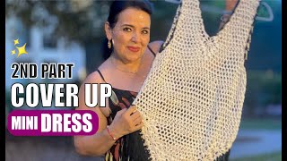 2nd P HOW TO Crochet a Blouse Cover Up  EASY AND FAST  BY LAURA CEPEDA [upl. by Nebur]