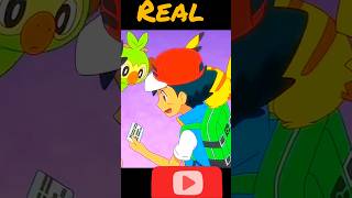 Ash Voice 😂 Reel Vs Real dubbing comedy shorts youtubeshorts pokemon [upl. by Obed]