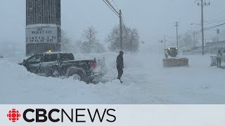 Cape Breton NS declares state of emergency amid winter storm [upl. by Atsyrk189]