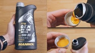 Mannol 7715 OEM 5W30 Jak wygląda oryginalny olej [upl. by Chaker114]