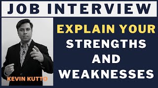 What are your Strengths and Weaknesses Interview Question [upl. by Orodisi191]