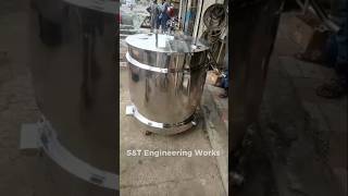 Mixing Tank with Heating system Working with Silverson [upl. by Smoht]