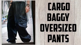 BAGGY CARGO AND OVERSIZED PANTS PATTERN MAKING [upl. by Namrak854]