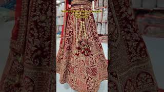 Designer bridal lehenga chickpet bangalore bridalwear wedding collection lehengashop bride [upl. by Arraek]