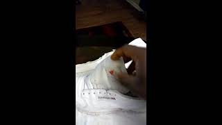 Easy way to clean white shoes [upl. by Jakie]