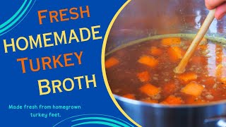 From Turkey Feet to Flavorful Broth A Homemade Recipe Tutorial [upl. by Alrzc]