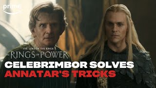 Celebrimbor Figures Out Annatars Tricks  The Rings of Power  Prime Video [upl. by Carlin248]