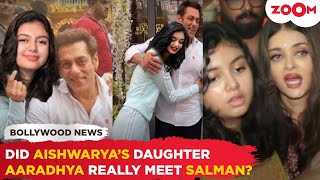 Did Aishwarya Rais daughter Aaradhya MEET Salman Khan at Sikandars shooting Heres the TRUTH [upl. by Pacien]