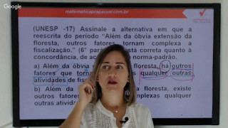 Português  Concordância Verbal e Nominal  Banca VUNESP  Professora Débora Kelmer [upl. by Weihs135]