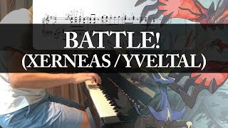 quotBattle XerneasYveltalquot from quotPokémon XYquot  Piano Cover  Sheets [upl. by Mongeau]