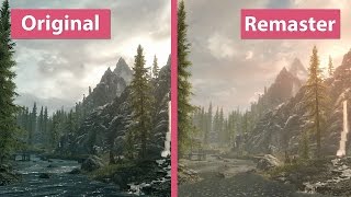 Skyrim – PC Original vs Special Edition Remaster Graphics Comparison [upl. by Dreeda]