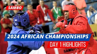 African Sambo Championships 2024 Day 1 Highlights [upl. by Battat967]