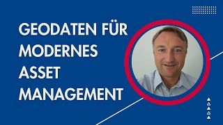 Geodaten als Grundlage für effektives Asset Management mit Thomas Schmölz  INTERGEO 2024 [upl. by Ellehs]