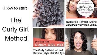 How to start The Curly Girl Method UK type 2b2c3a hair [upl. by Davidson]