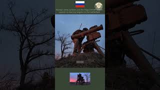 Russian army soldiers use the Fagot ATGM missile system to destroy targets on the battlefield [upl. by Schroer]