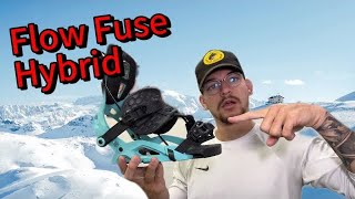 Flow Fuse Hybrid Snowboard Bindings The Best Rear Entry Binding On the Market [upl. by Nodnarg]