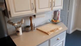 Kitchen Cabinet refacing refinishing cabinet door replacement cost before and after video [upl. by Aggie123]