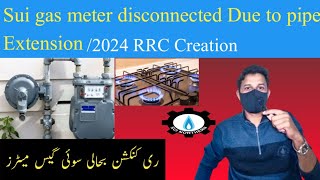 Reconnection Sui Gas Meter  RCC Sui Gas Meters  Shahbaz [upl. by Narton578]