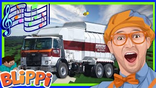 NEW BLIPPI Garbage Truck Song  Garbage Trucks in Action  Garbage Truck Song [upl. by Corwin358]