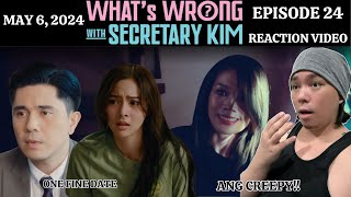 Episode 24  Whats Wrong with Secretary Kim  Kim Chiu  Paulo Avelino  REACTION VIDEO [upl. by Millian]