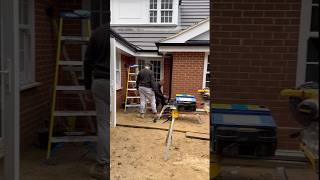 Nearly finished 🙌🏽 builders extension orangery carpentry decoration brick roofing windows [upl. by Stier203]