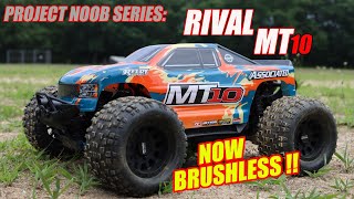 Team Associated Rival MT10 1st Run Brushless [upl. by Jarib]