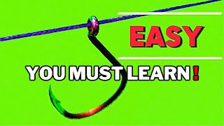 Best Fishing Knot  Easiest And Strongest Knot That Every Angler MUST KNOW [upl. by Liartnod]