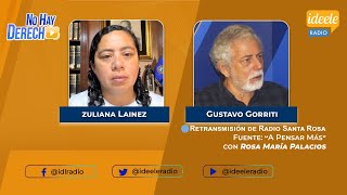 🔴 Zuliana Lainez y Gustavo Gorriti en No Hay Derecho con Glatzer Tuesta 15022024 [upl. by Neenad]