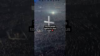 700000 People together for Jesus Christ christianworship hallelujah [upl. by Arabele]