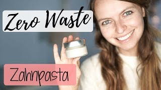 Zahnpasta selber machen mit Kokosöl  ZERO WASTE  Lilies Diary [upl. by Ennoved]