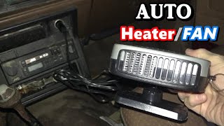 Portable CAR HEATER amp FAN What To Expect 150w 12Volt CIGAR Lighter PlugIN [upl. by Scibert550]