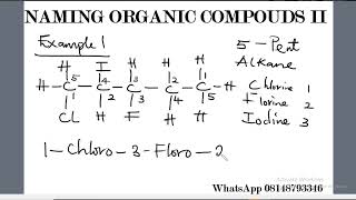 How to Name Organic Compounds 2  IUPAC  A level Chemistry [upl. by Ovid]