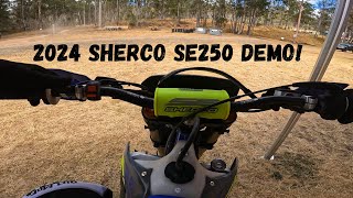 SHERCO DEMO DAY 2024 SE250 [upl. by Aennyl]