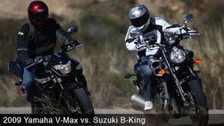 2008 Suzuki BKing vs 2009 Star VMAX [upl. by Hollyanne]