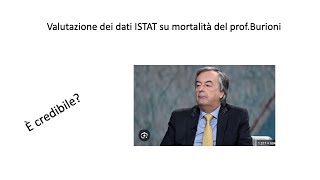 Prof Burioni su dati mortalità ISTAT [upl. by Andromada]