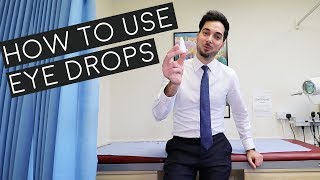 How To Use Eye Drops 2018 [upl. by Notsahc751]