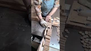 Wood knife handle making process Good tools and machinery can increase work efficiency [upl. by Dina870]