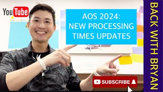 AOS 2024 NEW PROCESSING TIME UPDATES ON GREEN CARD k1visa adjustmentofstatus [upl. by Gosnell]