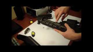 King Arms SIG 556 Shorty Basic Disassembly [upl. by Clinton]