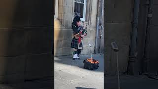 Edinburgh Bagpipers Scotland bagpipe Scottish Highland Artist [upl. by Noid]