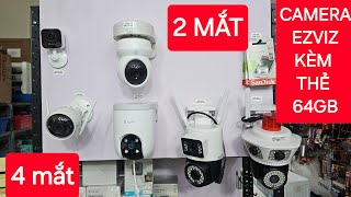 CAMERA WIFI EZVIZ YOOSEE  TRONG NHÀ NGOÀI TRỜI 2 MẮT 4 MẮT 360 ĐỘ 0378539922 [upl. by Obadias579]