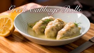 Greek Cabbage Rolls Lahanodolmades [upl. by Annaik]