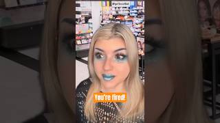 YOU’RED FIRED sephora retail customerservice fyp pov skit relatable funny [upl. by Clementas557]