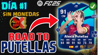 ROAD TO PUTELLAS POTM  DIA 1  SIN MONEDAS  MEJORAS 81  RIVALS  ULTIMATETEAM  GOLDROKIE  FC25 [upl. by Alleuol]