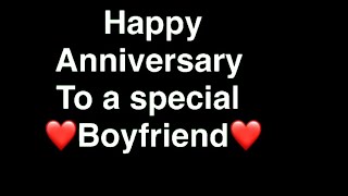 HAPPY ANNIVERSARY FOR BOYFRIEND [upl. by Trescha482]