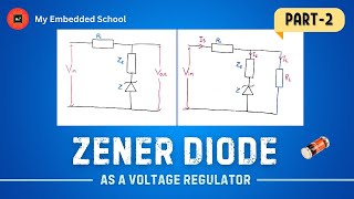 Zener Diode as Voltage Regulator zenerdiode diode [upl. by Ynamreg]