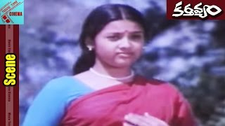 Villains Behave Crucial With Meena Scene  Kartavyam Movie  Vijayashanti  MovieTimeCinema [upl. by Paige877]