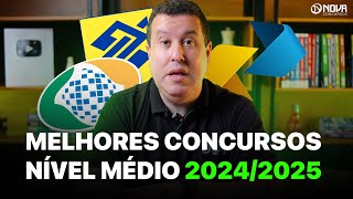 Melhores concursos de Nível Médio para 2024 e 2025 [upl. by Nimajeb]