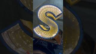 Infinity signage lightdesign ledmakingprocess cnc signboards september17 welding automobile [upl. by Ronoc421]