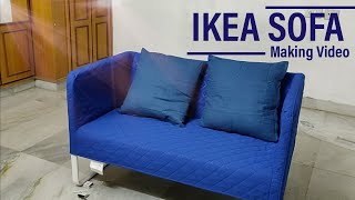 IKEA Knopparp Sofa  Budget Friendly Startup Sofa  Making Video [upl. by Gavra]